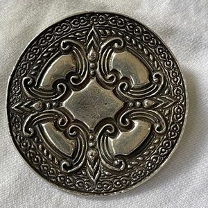 Silver Pendant with Patina